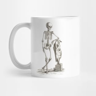 Lazy Hipster Skeleton Mug